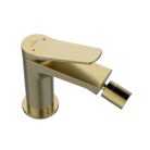 Bidé csaptelep, Invena Alonia bidé csaptelep, szálcsiszolt arany BB-70-009-V