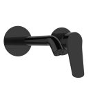 Falba süllyesztett csaptelep, Invena Alonia mosdó csaptelep, fényes fekete BP-70-U04-V