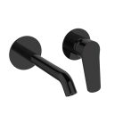 Falba süllyesztett csaptelep, Invena Alonia mosdó csaptelep, fényes fekete BP-70-U04-V