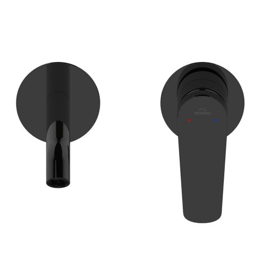 Falba süllyesztett csaptelep, Invena Alonia mosdó csaptelep, fényes fekete BP-70-U04-V