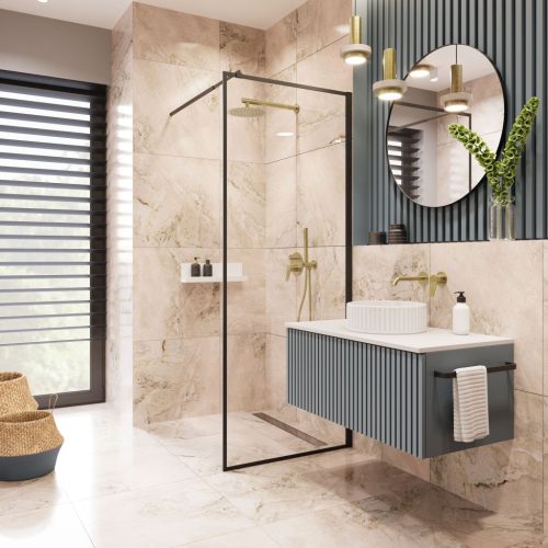 Falba süllyesztett csaptelep, Invena Alonia mosdó csaptelep, szálcsiszolt arany BP-70-U09-V