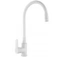 Mosogató csaptelep, Invena Ksanti Slim 2F mosogató csaptelep, fehér BZ-37-002-L