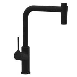   Mosogató csaptelep, Invena Farsala mosogató csaptelep, fekete BZ-40-L04-S