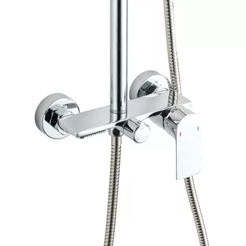 Zuhanyszett, Invena Rikia zuhanyszett zuhany csapteleppel, króm AU-24-B01-G