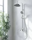 Zuhanyszett, Invena Kalmynos zuhanyszett zuhany csapteleppel, króm AU-28-001-V