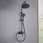 Zuhanyszett, Invena Kalmynos zuhanyszett zuhany csapteleppel, fekete AU-28-004-V