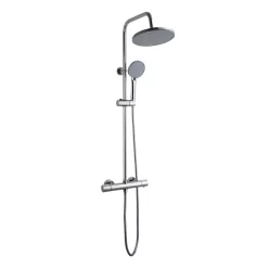   Zuhanyszett, Invena Volos zuhanyszett termosztátos csapteleppel, króm AU-37-T01-V