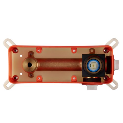 Falba süllyesztett csaptelep, Invena Paros mosdó csaptelep, fekete BP-09-U04-L