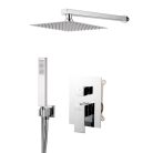 Falba süllyesztett csaptelep, Invena Paros zuhanyrendszer, króm BS-09-001-L