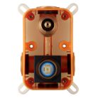 Falba süllyesztett csaptelep, Invena Paros zuhanyrendszer, fekete BS-09-004-L