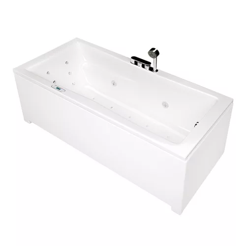 Hidromasszázs kád, Wellis Huron 180 balos E-Max hidromasszázs kád, Flipper csaptelep, WK00200