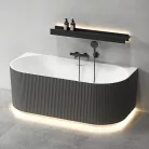 Kád, Wellis Calabria Slim Linear Black 170x80 WK00225