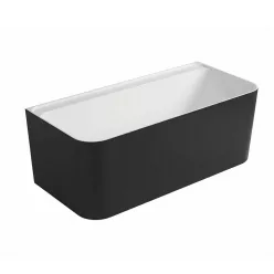 Kád, Wellis Arta kád, 170x80 matt fekete WK00230