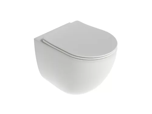 WC, Ravak Chrome AquaSpin fali WC, ülökével, fehér X03121