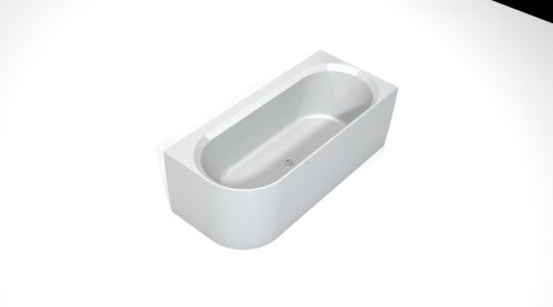 Kád, West Rapsody kád, jobbos 170x75 cm