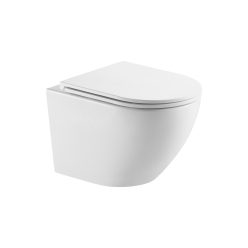   WC, Karag Milos fali rimless wc slim, soft-close ülőkével LT 046E-NR