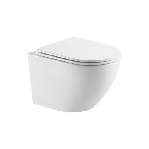 WC, Karag Milos fali rimless wc slim, soft-close ülőkével LT 046E-NR