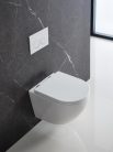 WC, Karag Milos fali rimless wc slim, soft-close ülőkével LT 046E-NR