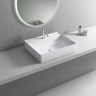 Mosdó, Aqualine Callis kerámia mosdó 52x42 cm NP372