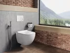 WC, Ravak Uni Chrome RimOff wc szett, Soft Close ülőkével X03081