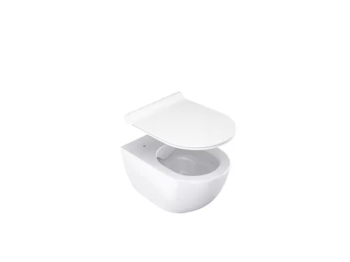 WC, Ravak Uni Chrome RimOff wc szett, Soft Close ülőkével X03081