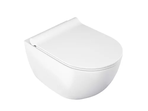 WC, Ravak Uni Chrome RimOff wc szett, Soft Close ülőkével X03081