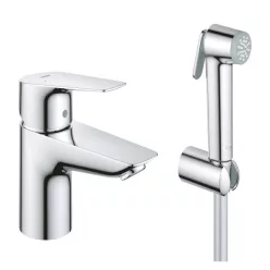   Mosdó csaptelep, Grohe BauEdge mosdó csaptelep bidézuhannyal, króm 23757001