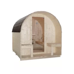  Szauna, Sanotechnik Island XL négyszemélyes, kültéri finn szauna F90220