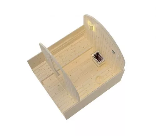 Szauna, Sanotechnik Island XL négyszemélyes, kültéri finn szauna F90220