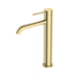   Mosdó csaptelep, TBOSS Fly magas mosdó csaptelep, szálcsiszolt arany