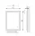 Tükör, TBOSS Floating Mirror Kora 60x80