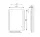 Tükör, TBOSS Floating Mirror Gemma 60x80