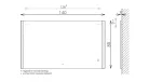 Tükör, TBOSS Floating Mirror Gemma 140x80