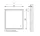Tükör, TBOSS Floating Mirror Delia 75x80