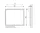 Tükör, TBOSS Floating Mirror Delia 90x80