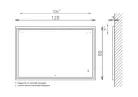 Tükör, TBOSS Floating Mirror Delia 120x80