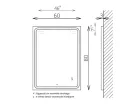 Tükör, TBOSS Floating Mirror Odis 60x80