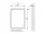 Tükör, TBOSS Floating Mirror Odis 60x80