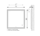 Tükör, TBOSS Floating Mirror Prisma 75x80