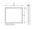 Tükör, TBOSS Floating Mirror Prisma 90x80