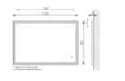 Tükör, TBOSS Floating Mirror Prisma 120x80