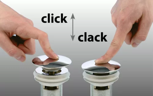 Lefolyó, Sapho click-clack mosdó lefolyó, matt réz CV1002PG