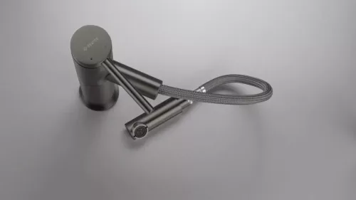 Mosdó csaptelep, Deante Ora mosdó csaptelep kihúzható kifolyóval, titanium BGE_D22M