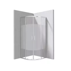   Zuhanykabin, Deante Funkia Evo 90x90 csík mintával, króm KYP_0E99P