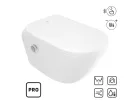 WC, Deante Silia Smart wc csésze automata ülőkével, fehér CSID6ZPW