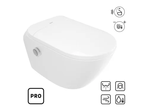 WC, Deante Silia Smart wc csésze automata ülőkével, fehér CSID6ZPW