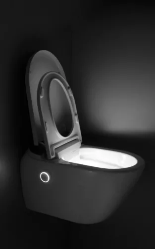 WC, Deante Silia Smart wc csésze automata ülőkével, fehér CSID6ZPW