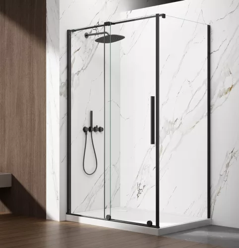 Zuhanykabin, Sapho Gelco Spirit Black zuhanykabin, 130x90 cm, fekete GI1013BGI3590B
