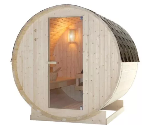 Szauna, Sanotechnik Tromsö L kültéri hordó szauna, négyszemélyes F50180