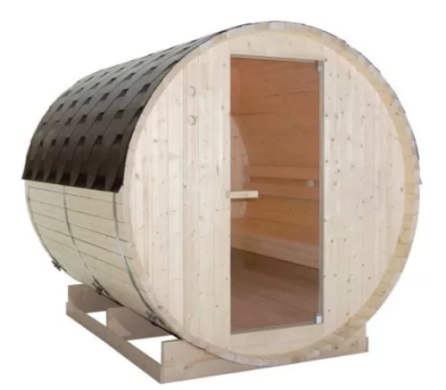 Szauna, Sanotechnik Tromsö XL kültéri hordó szauna, hatszemélyes F50220